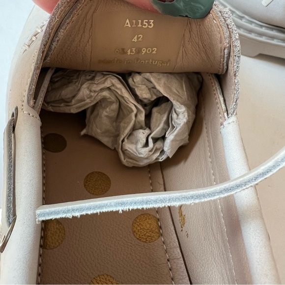 Boden Natural Chunky sole leather deck shoes NWT - Picture 9 of 11